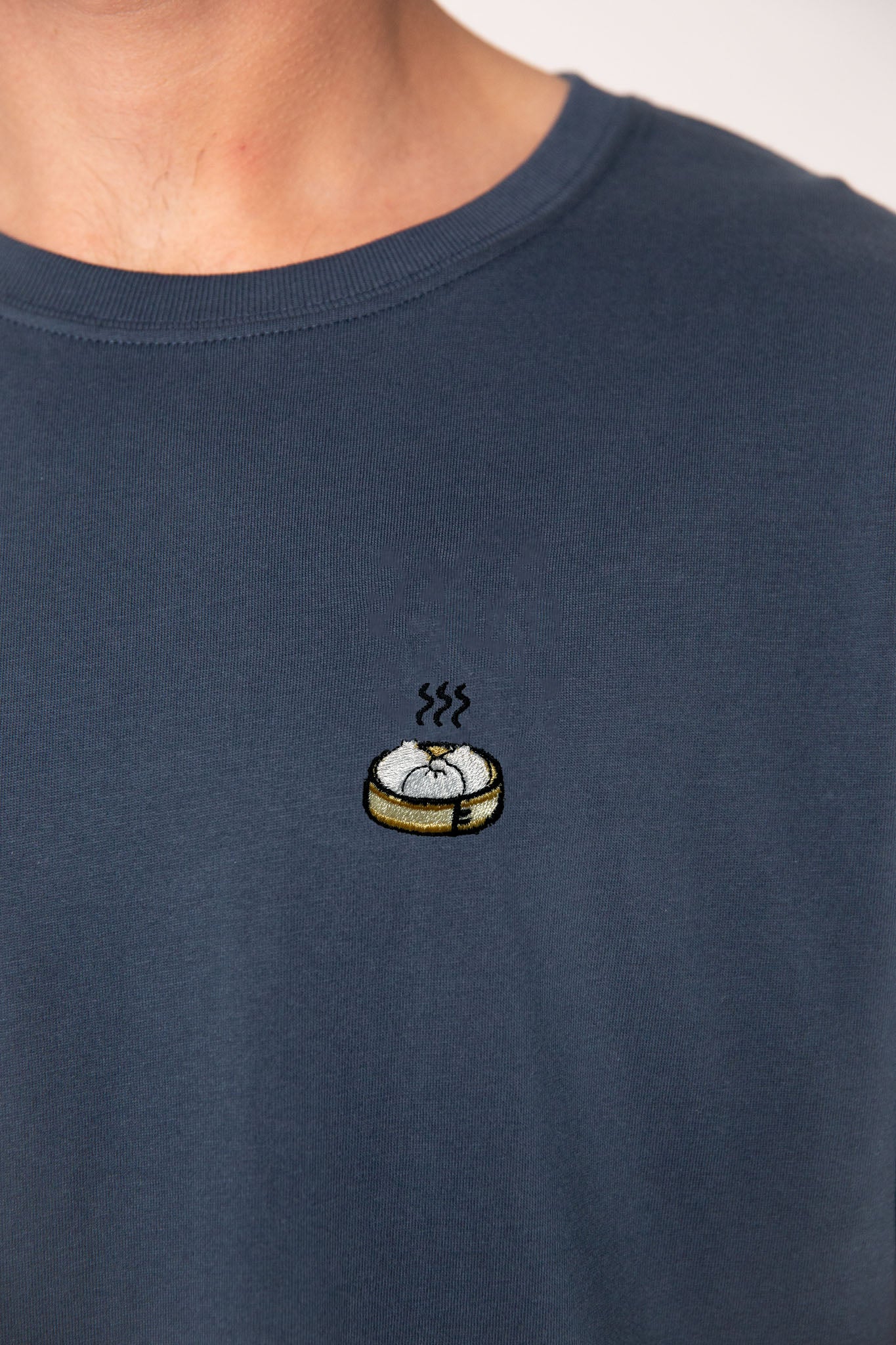 Dumplings | Besticktes Männer Bio Baumwoll T-Shirt