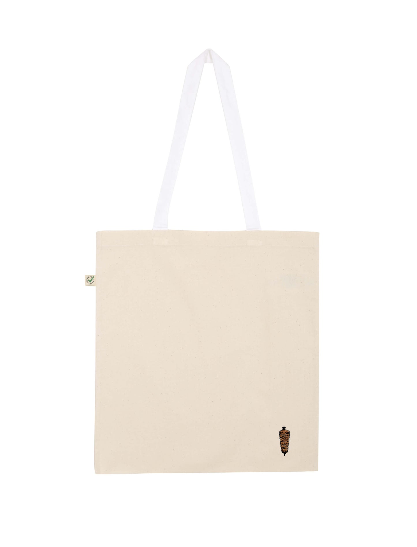 Dönerspieß | Bestickte Bio Baumwoll Tasche