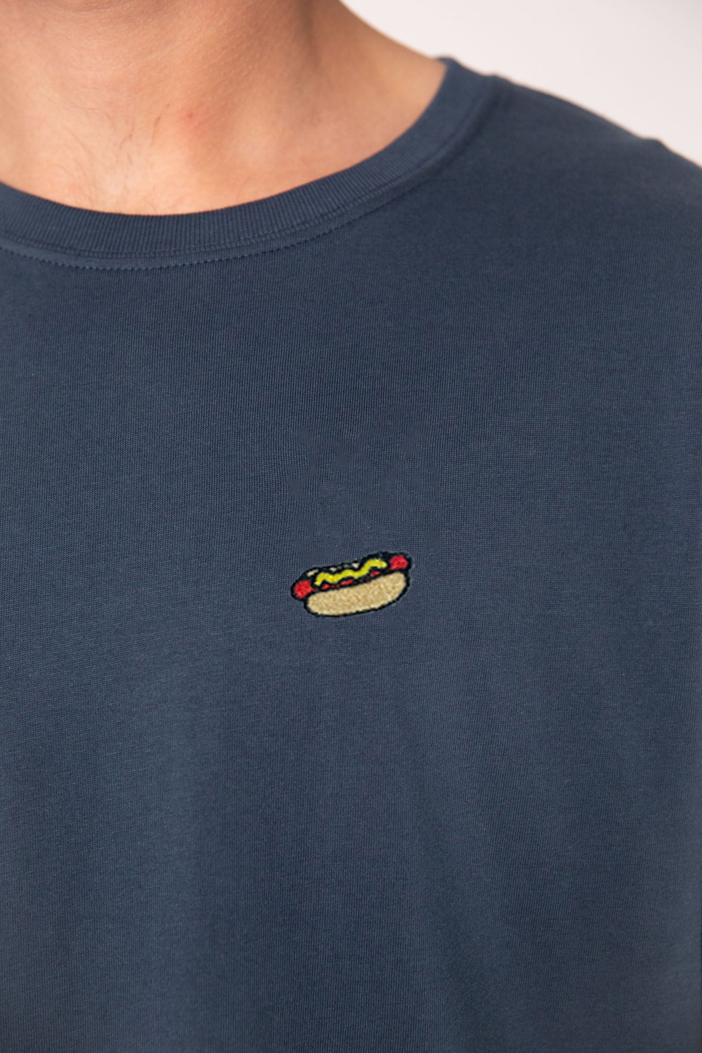 Hot Dog | Besticktes Männer Bio Baumwoll T-Shirt