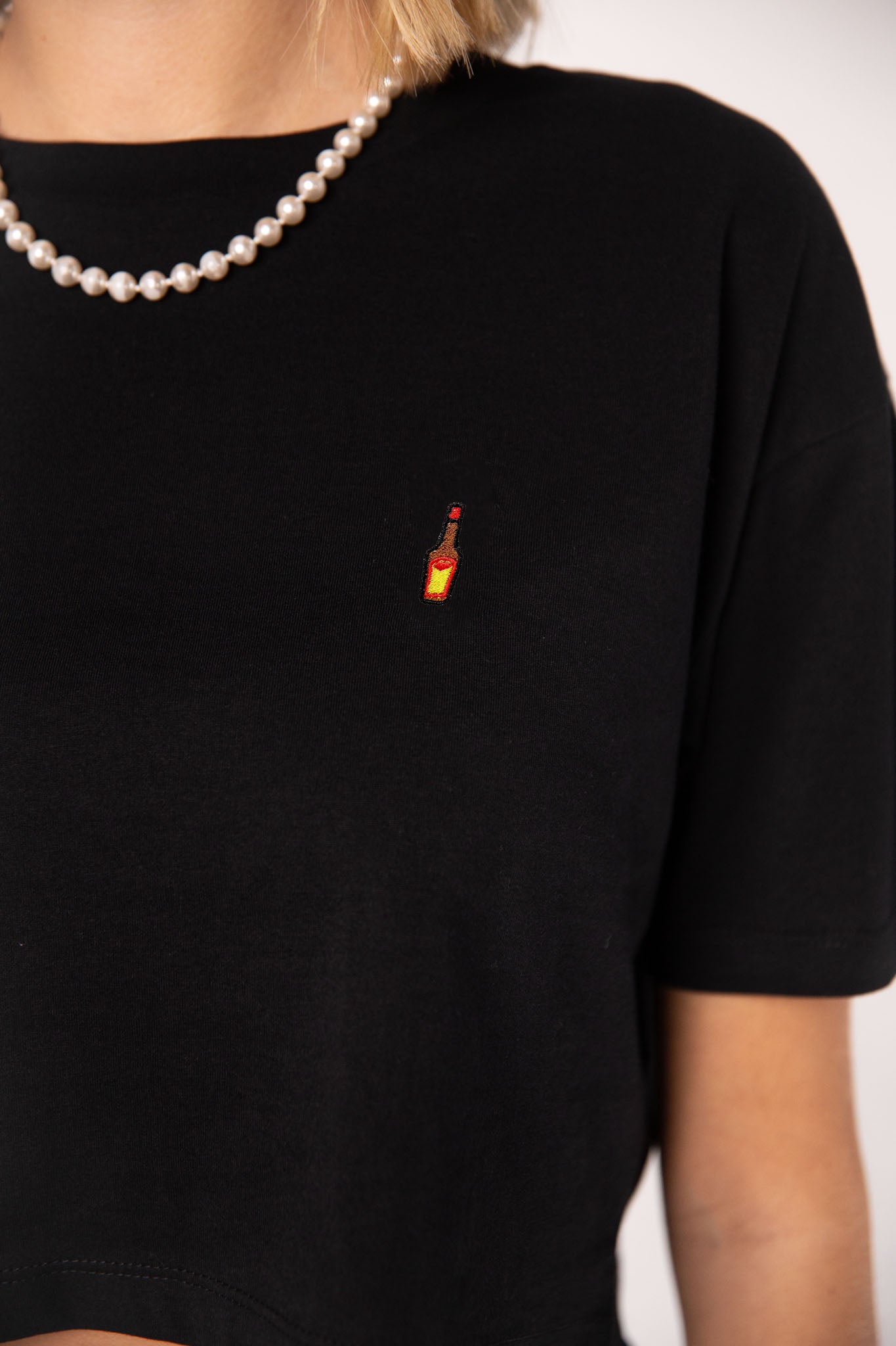 Würze Fix | Besticktes Bio Baumwoll Crop Top