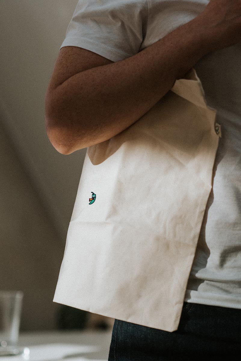 Jalapeno | Bestickte Bio Baumwoll Tasche