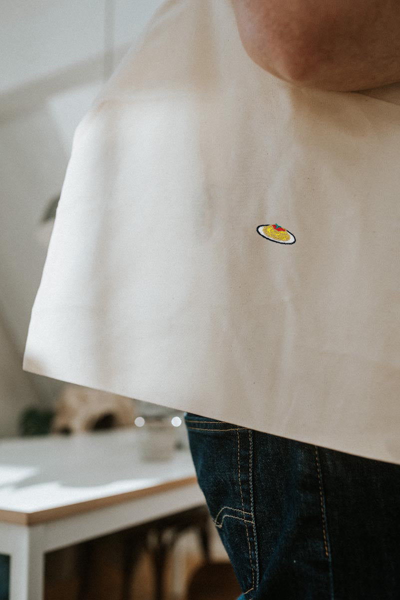 Pasta | Bestickte Bio Baumwoll Tasche